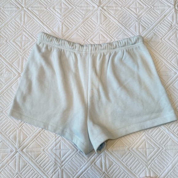Z Supply Women’s Play On Fleece Shorts Size Small In Sky Blue - Picture 3 of 10